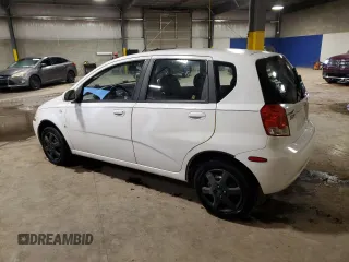 2007 Chevrolet Aveo LS with VIN KL1TD66677B778088, listed as a Copart auction lot 62846275 with Not provided miles and Salvage title. Bid and sale history available at DreamBid. Image 2.