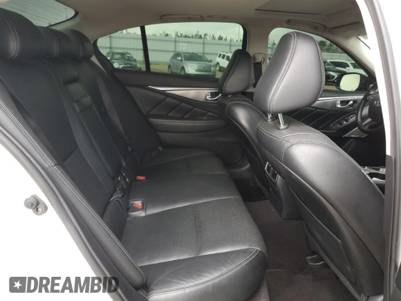 2017 Infiniti Q50 Premium with VIN JN1EV7AR5HM841445, listed as a Copart auction lot 62714425 with 134,161 mi miles and Salvage title. Bid and sale history available at DreamBid. Image 10.