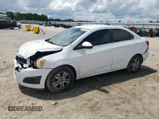 2015 Chevrolet Sonic LT with VIN 1G1JC5SH8F4115385, listed as a Copart auction lot 59947515 with 123,701 mi miles and Salvage title. Bid and sale history available at DreamBid. Image 1.