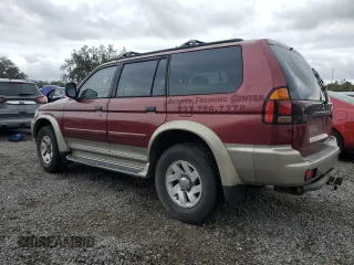 2000 Mitsubishi Montero Sport LS with VIN JA4LS31H1YP036709, listed as a Copart auction lot 81578814 with 191,500 mi miles and Salvage Title. Bid and sale history available at carsss.com. Image 2.