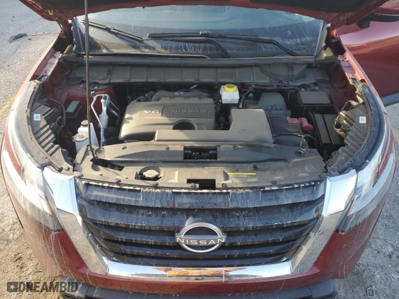 2024 Nissan Pathfinder SL with VIN 5N1DR3CC2RC205762, listed as a Copart auction lot 83455004 with 13,792 mi miles and Salvage Title. Bid and sale history available at carsss.com. Image 12.