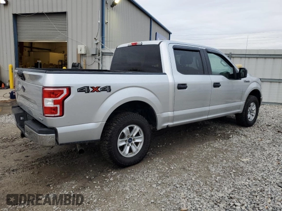 2018 Ford F-150 XL with VIN 1FTEW1EG8JFA80405, listed as a Copart auction lot 43652675 with 159,023 mi miles and Clean Title. Bid and sale history available at carsss.com. Image 3.
