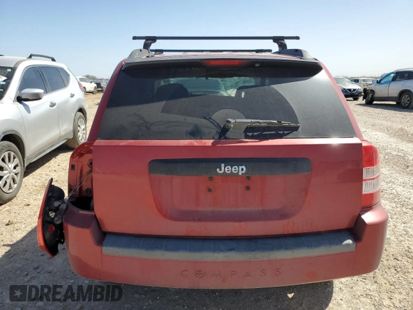 2009 Jeep Compass North with VIN 1J4FT47B29D109589, listed as a Copart auction lot 47480925 with 147,934 mi miles and Salvage Title. Bid and sale history available at carsss.com. Image 6.