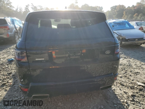 2019 Land Rover Range Rover Sport Dynamic with VIN SALWR2RE7KA816008, listed as a Copart auction lot 77242034 with 0 mi miles and Salvage Title. Bid and sale history available at carsss.com. Image 6.