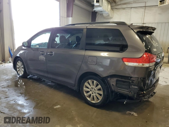 2013 Toyota Sienna XLE with VIN 5TDDK3DC7DS062614, listed as a Copart auction lot 60048005 with 230,228 mi miles and Non repairable. Bid and sale history available at DreamBid. Image 2.