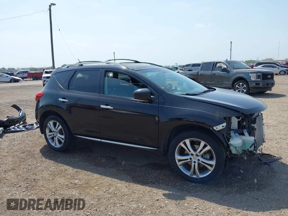 2010 Nissan Murano S with VIN JN8AZ1MU2AW020184, listed as a IAAI auction lot 41919368 with 110,043 mi miles. Bid and sale history available at carsss.com. Image 1.
