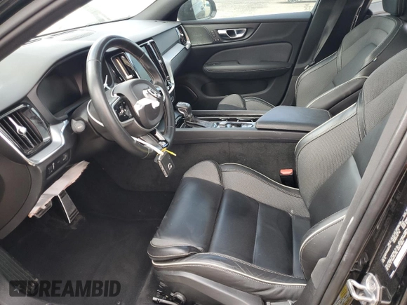 2019 Volvo S60 R-Design with VIN 7JR102FM7KG007243, listed as a Copart auction lot 71583823 with 30,555 mi miles. Bid and sale history available at carsss.com. Image 7.