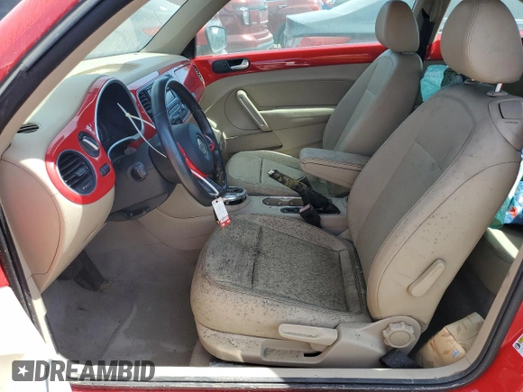 2014 Volkswagen Beetle 2.5L with VIN 3VWJX7AT4EM607425, listed as a Copart auction lot 75714654 with Not provided miles and Non repairable. Bid and sale history available at DreamBid. Image 7.