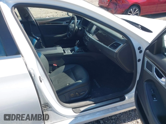 2017 Genesis G80 3.8L with VIN KMHGN4JE3HU166577, listed as a IAAI auction lot 41976937 with 117,635 mi miles. Bid and sale history available at carsss.com. Image 5.