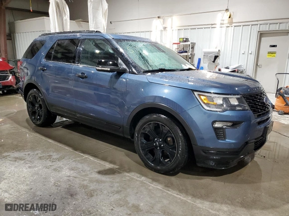 2019 Ford Explorer Sport with VIN 1FM5K8GT1KGA58980, listed as a Copart auction lot 48979505 with 73,262 mi miles and Non Repairable. Bid and sale history available at carsss.com. Image 4.