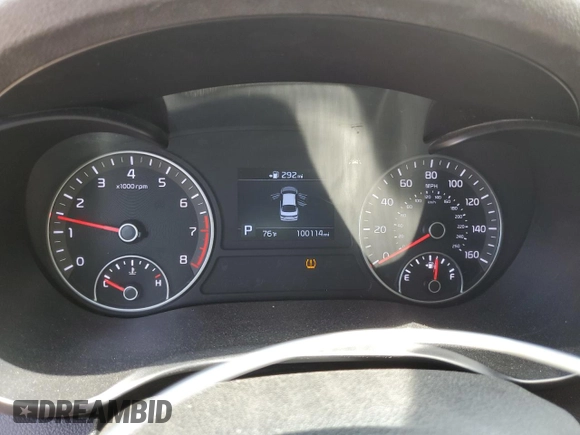 2019 Kia Optima LX with VIN 5XXGT4L35KG343102, listed as a Copart auction lot 63123705 with 100,114 mi miles and Clean title. Bid and sale history available at DreamBid. Image 9.