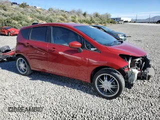 2015 Nissan Note S Plus with VIN 3N1CE2CP1FL371993, listed as a Copart auction lot 57518865 with 72,885 mi miles and Salvage title. Bid and sale history available at DreamBid. Image 4.