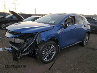 2025 Lexus NX with VIN 2T2HKCEZ8SC037324, listed as a Copart auction lot 83405744 with 1,452 mi miles and Salvage Title. Bid and sale history available at carsss.com. Image 1.