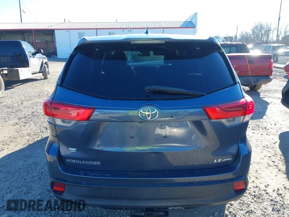 2018 Toyota Highlander LE with VIN 5TDBZRFH2JS818635, listed as a IAAI auction lot 41363485 with 120,948 mi miles and . Bid and sale history available at DreamBid. Image 17.