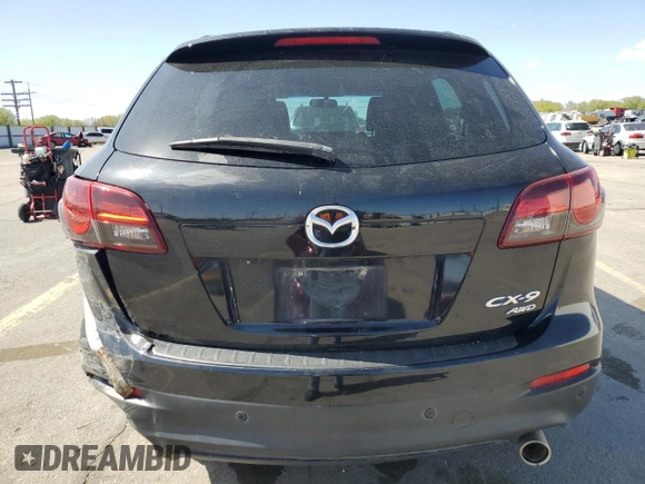 2015 Mazda CX-9 Touring z VIN JM3TB3CV1F0460073, wystawiony jako Copart lot #53841725 z przebiegiem 87 520 mil mil oraz Szkoda całkowita • Salvage title. Historia ofert i sprzedaży dostępna na DreamBid. Obrazek 6.