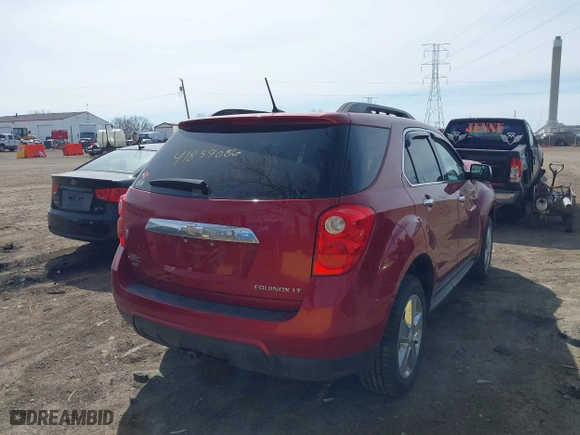2014 Chevrolet Equinox LT with VIN 2GNFLFEK8E6321045, listed as a IAAI auction lot 41859086 with 64,978 mi miles. Bid and sale history available at carsss.com. Image 4.