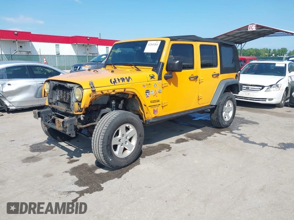 2013 Jeep Wrangler Unlimited Sport z VIN 1C4HJWDGXDL538395, wystawiony jako IAAI lot #42265264 z przebiegiem 154 080 mil mil oraz . Historia ofert i sprzedaży dostępna na DreamBid. Obrazek 19.