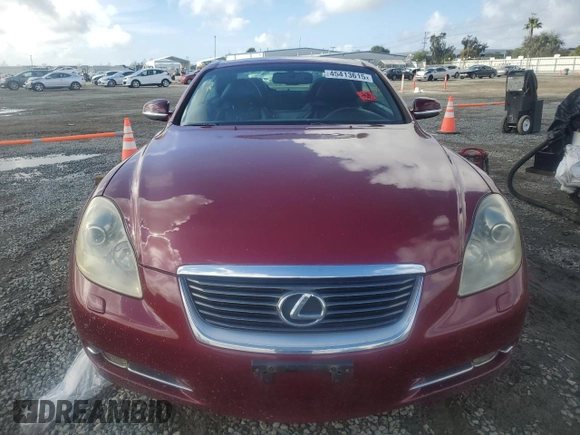 2006 Lexus SC 430 z VIN JTHFN48Y469000311, wystawiony jako Copart lot #45413615 z przebiegiem 155 357 mil mil oraz Szkoda całkowita • Salvage title. Historia ofert i sprzedaży dostępna na DreamBid. Obrazek 5.