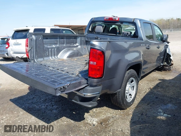 2021 Chevrolet Colorado 2WD Work Truck z VIN 1GCGSBEA0M1288916, wystawiony jako IAAI lot #41912378 z przebiegiem 49 258 mil mil oraz . Historia ofert i sprzedaży dostępna na DreamBid. Obrazek 4.