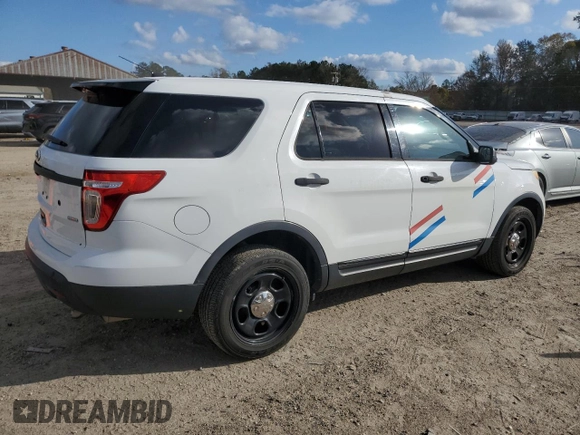 2013 Ford Utility Police Interceptor with VIN 1FM5K8AR1DGC73291, listed as a Copart auction lot 85339914 with 169,773 mi miles and Clean Title. Bid and sale history available at carsss.com. Image 3.