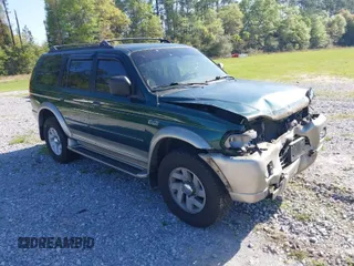 2000 Mitsubishi Montero Sport LS with VIN JA4LS31H0YP055199, listed as a IAAI auction lot 41990427 with 162,687 mi miles. Bid and sale history available at carsss.com. Image 1.