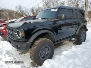 2023 Ford Bronco with VIN 1FMDE5AH2PLA91748, listed as a Copart auction lot 51133005 with 0 mi miles and Salvage Title. Bid and sale history available at carsss.com. Image 1.
