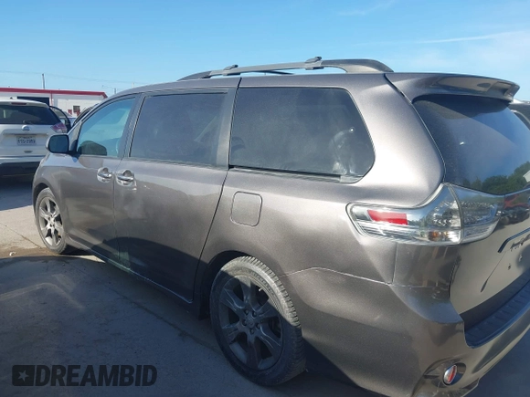 2015 Toyota Sienna SE with VIN 5TDXK3DC3FS684448, listed as a IAAI auction lot 42629958 with 125,645 mi miles and . Bid and sale history available at DreamBid. Image 14.