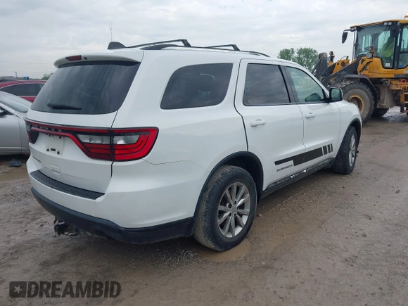 2017 Dodge Durango SXT with VIN 1C4RDHAG4HC737038, listed as a IAAI auction lot 42172631 with 281,483 mi miles and . Bid and sale history available at DreamBid. Image 4.