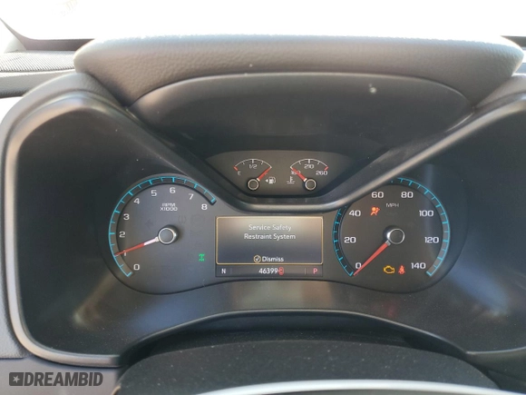 2019 Chevrolet Colorado 4WD Z71 with VIN 1GCGTDEN2K1324677, listed as a Copart auction lot 48016535 with 46,399 mi miles and Salvage Title. Bid and sale history available at carsss.com. Image 9.