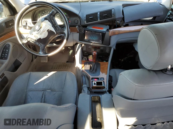 2001 BMW 5 Series 525iA with VIN WBADT43411GF55207, listed as a Copart auction lot 72247264 with 129,965 mi miles and Salvage Title. Bid and sale history available at carsss.com. Image 8.