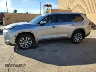 2024 Toyota Grand Highlander XLE with VIN 5TDAAAA53RS004636, listed as a Copart auction lot 87659265 with 16,562 mi miles and Salvage Title. Bid and sale history available at carsss.com. Image 1.