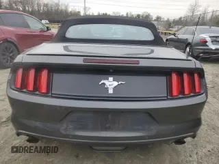 2017 Ford Mustang V6 with VIN 1FATP8EM5H5305551, listed as a Copart auction lot 43912635 with 62,271 mi miles and Salvage Title. Bid and sale history available at carsss.com. Image 6.