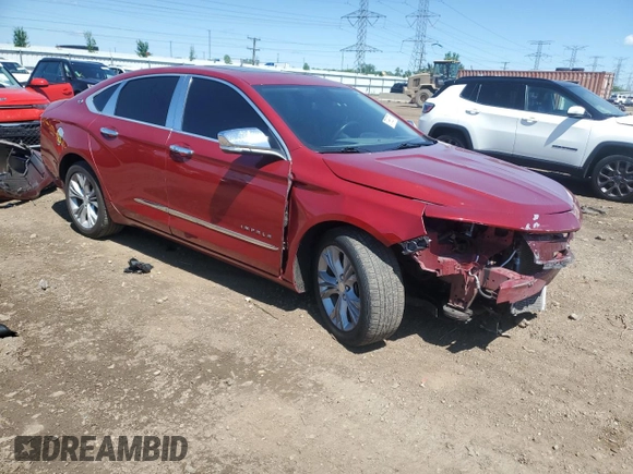 2015 Chevrolet Impala LT with VIN 2G1115SL7F9198458, listed as a Copart auction lot 57996275 with 128,480 mi miles and Salvage title. Bid and sale history available at DreamBid. Image 4.