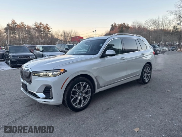 2020 BMW X7 xDrive40i z VIN 5UXCW2C05L9A03397, wystawiony jako IAAI lot #41381437 z przebiegiem 141 656 mil mil oraz . Historia ofert i sprzedaży dostępna na DreamBid. Obrazek 2.