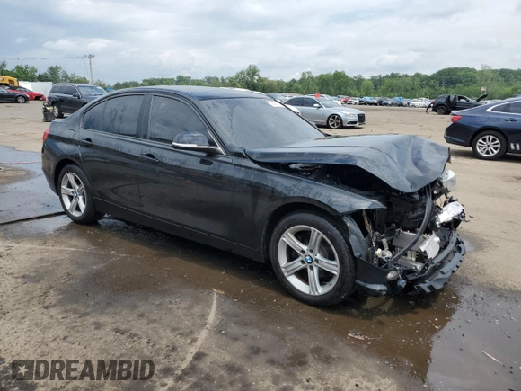 2014 BMW 3 Series 320i xDrive with VIN WBA3C3G51ENS69364, listed as a Copart auction lot 58920115 with 117,209 mi miles and Salvage title. Bid and sale history available at DreamBid. Image 4.