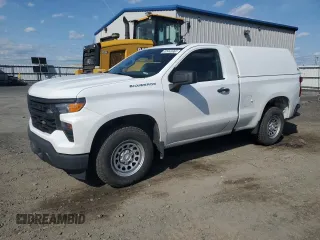 2023 Chevrolet Silverado 1500 Work Truck with VIN 3GCNAAEK7PG357748, listed as a Copart auction lot 55320375 with 118,112 mi miles and Clean Title. Bid and sale history available at DreamBid. Image 1.