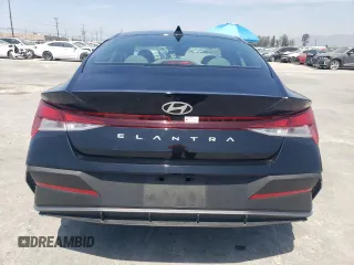2024 Hyundai Elantra SEL with VIN KMHLM4DG2RU746211, listed as a Copart auction lot 54184085 with 4,783 mi miles and Salvage Title. Bid and sale history available at DreamBid. Image 6.