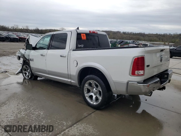 2016 Ram 1500 Laramie z VIN 1C6RR7NM9GS127353, wystawiony jako Copart lot #51523755 z przebiegiem Nie podano mil oraz Szkoda całkowita • Salvage title. Historia ofert i sprzedaży dostępna na DreamBid. Obrazek 2.