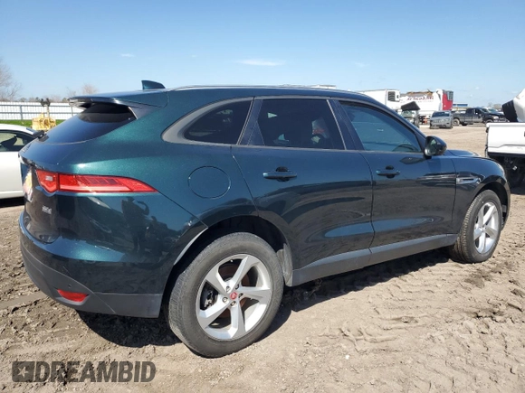 2018 Jaguar F-Pace 20d Premium with VIN SADCJ2FN7JA286177, listed as a Copart auction lot 46901605 with 88,067 mi miles and Clean Title. Bid and sale history available at DreamBid. Image 3.