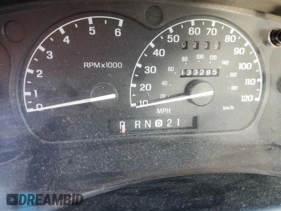 1999 Ford Ranger XL with VIN 1FTYR14V7XPB28399, listed as a Copart auction lot 48479455 with 133,285 mi miles and Salvage Title. Bid and sale history available at carsss.com. Image 9.