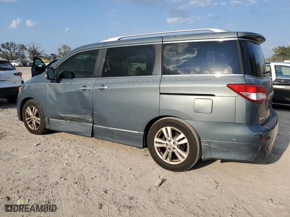2013 Nissan Quest SV with VIN JN8AE2KP6D9062326, listed as a Copart auction lot 66538104 with 172,849 mi miles and Non Repairable. Bid and sale history available at carsss.com. Image 2.
