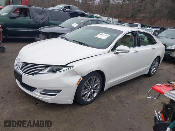 2013 Lincoln MKZ Hybrid with VIN 3LN6L2LUXDR805162, listed as a IAAI auction lot 41712177 with 53,784 mi miles. Bid and sale history available at carsss.com. Image 2.
