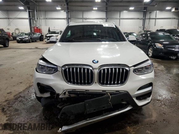 2020 BMW X3 xDrive30i with VIN 5UXTY5C03L9B17538, listed as a Copart auction lot 82562154 with 75,062 mi miles and Salvage Title. Bid and sale history available at DreamBid. Image 5.