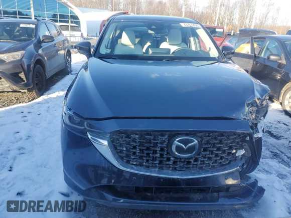 2025 Mazda CX-5 2.5 S Premium Plus Package with VIN JM3KFBEM3S0549118, listed as a Copart auction lot 43391455 with 3,141 mi miles and Salvage Title. Bid and sale history available at carsss.com. Image 5.