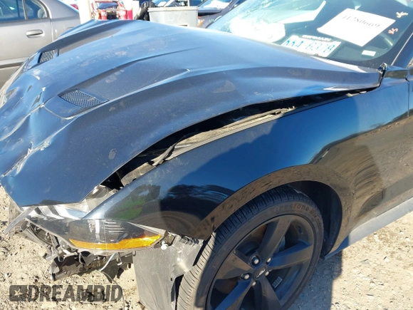 2021 Ford Mustang EcoBoost with VIN 1FA6P8TH7M5120138, listed as a IAAI auction lot 41280669 with 46,850 mi miles. Bid and sale history available at carsss.com. Image 22.