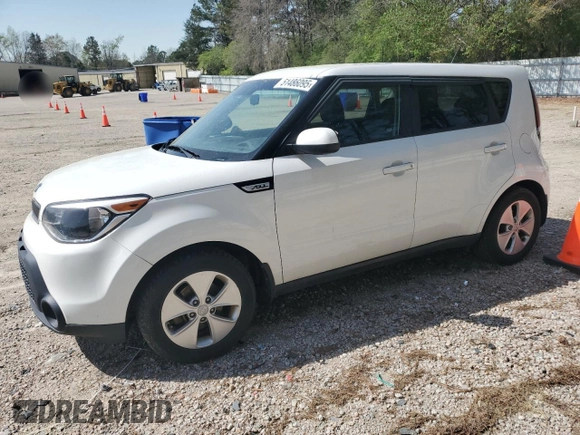 2016 Kia Soul with VIN KNDJN2A23G7328953, listed as a Copart auction lot 51486095 with 98,175 mi miles and Salvage Title. Bid and sale history available at carsss.com. Image 1.