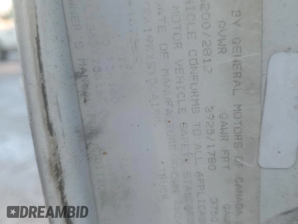 1995 GMC Sierra 1500 z VIN 2GTEK19KXS1504198, wystawiony jako Copart lot #87508215 z przebiegiem 3 210 847 mil mil oraz Szkody całkowita. Historia ofert i sprzedaży dostępna na DreamBid. Obrazek 12.