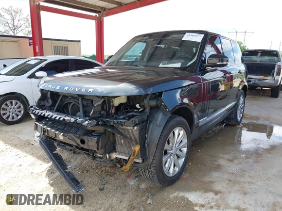 2016 Land Rover Range Rover HSE z VIN SALGS2PFXGA313164, wystawiony jako IAAI lot #42362077 z przebiegiem 35 609 mil mil oraz . Historia ofert i sprzedaży dostępna na DreamBid. Obrazek 2.