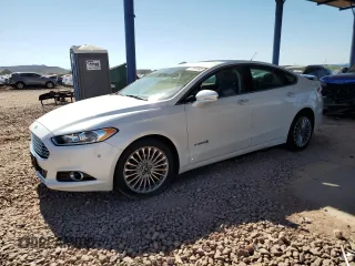 2013 Ford Fusion Titanium Hybrid with VIN 3FA6P0RUXDR376633, listed as a Copart auction lot 57685555 with 133,248 mi miles and Salvage title. Bid and sale history available at DreamBid. Image 1.