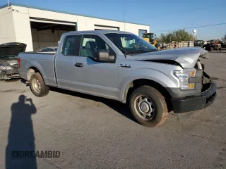 2017 Ford F-150 XL with VIN 1FTEX1C82HKD03287, listed as a Copart auction lot 77462644 with 157,064 mi miles and Salvage Title. Bid and sale history available at carsss.com. Image 4.